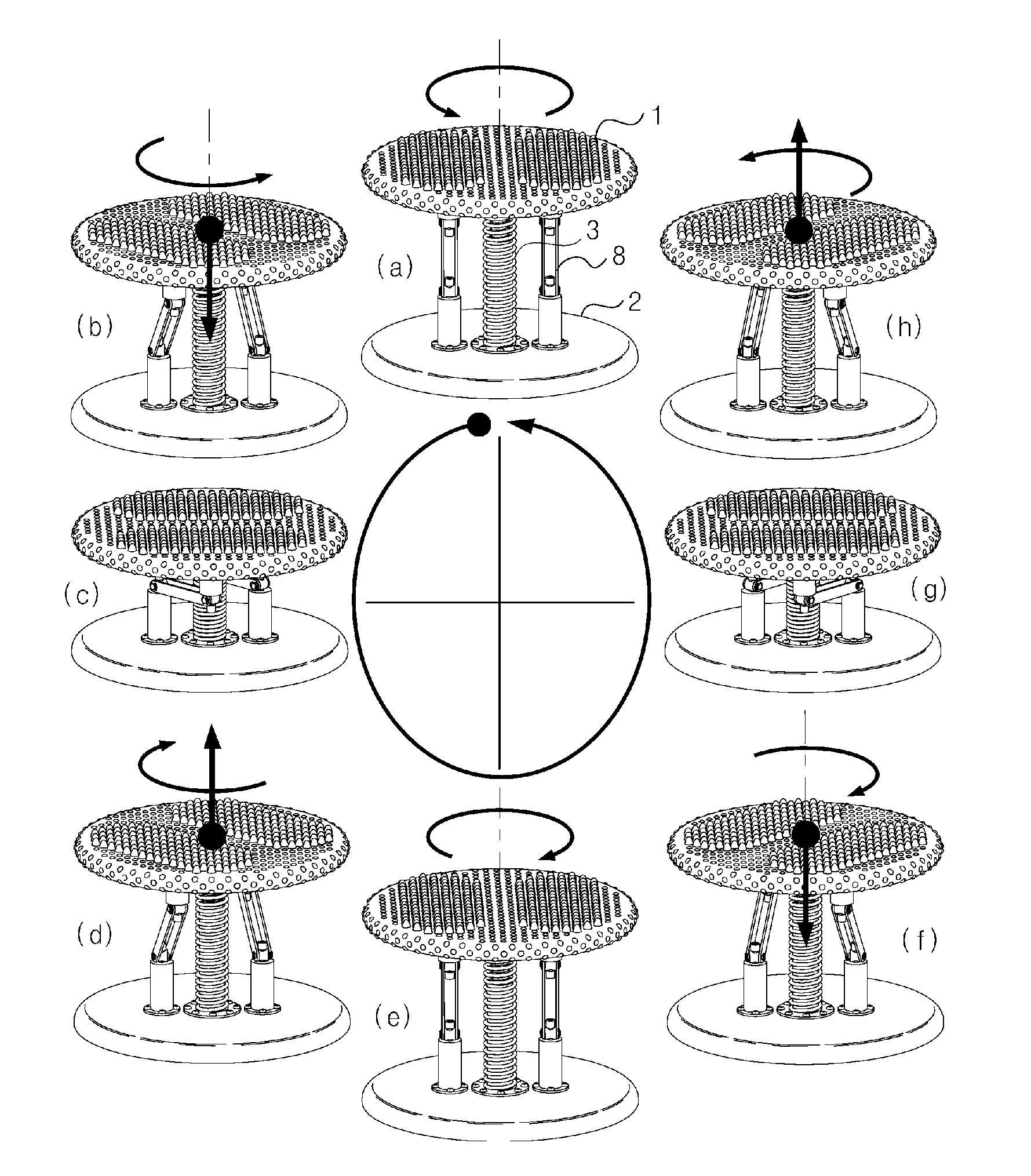 Twist and Hopping Exercise Machine