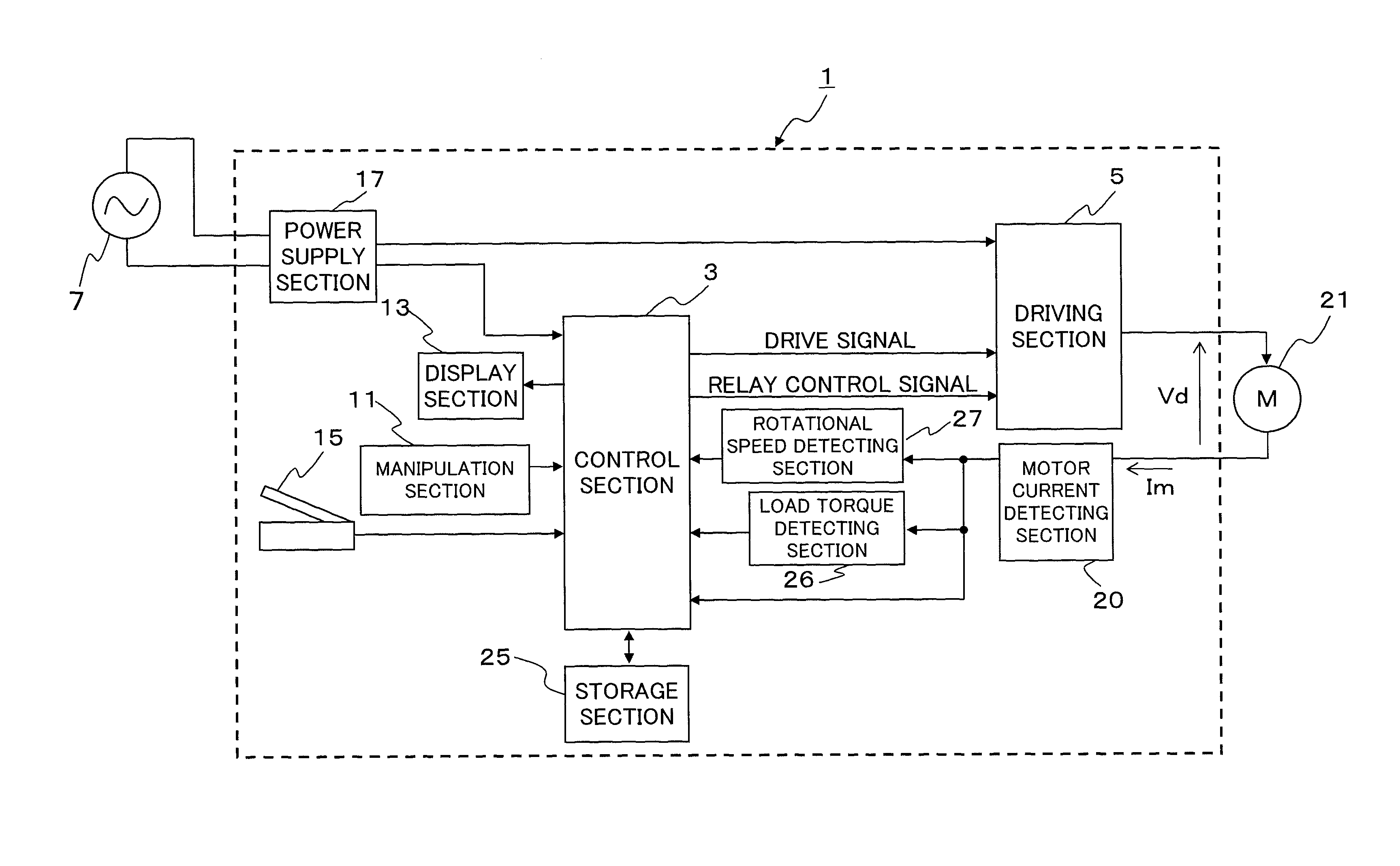 Motor control method and motor control apparatus for dental handpiece