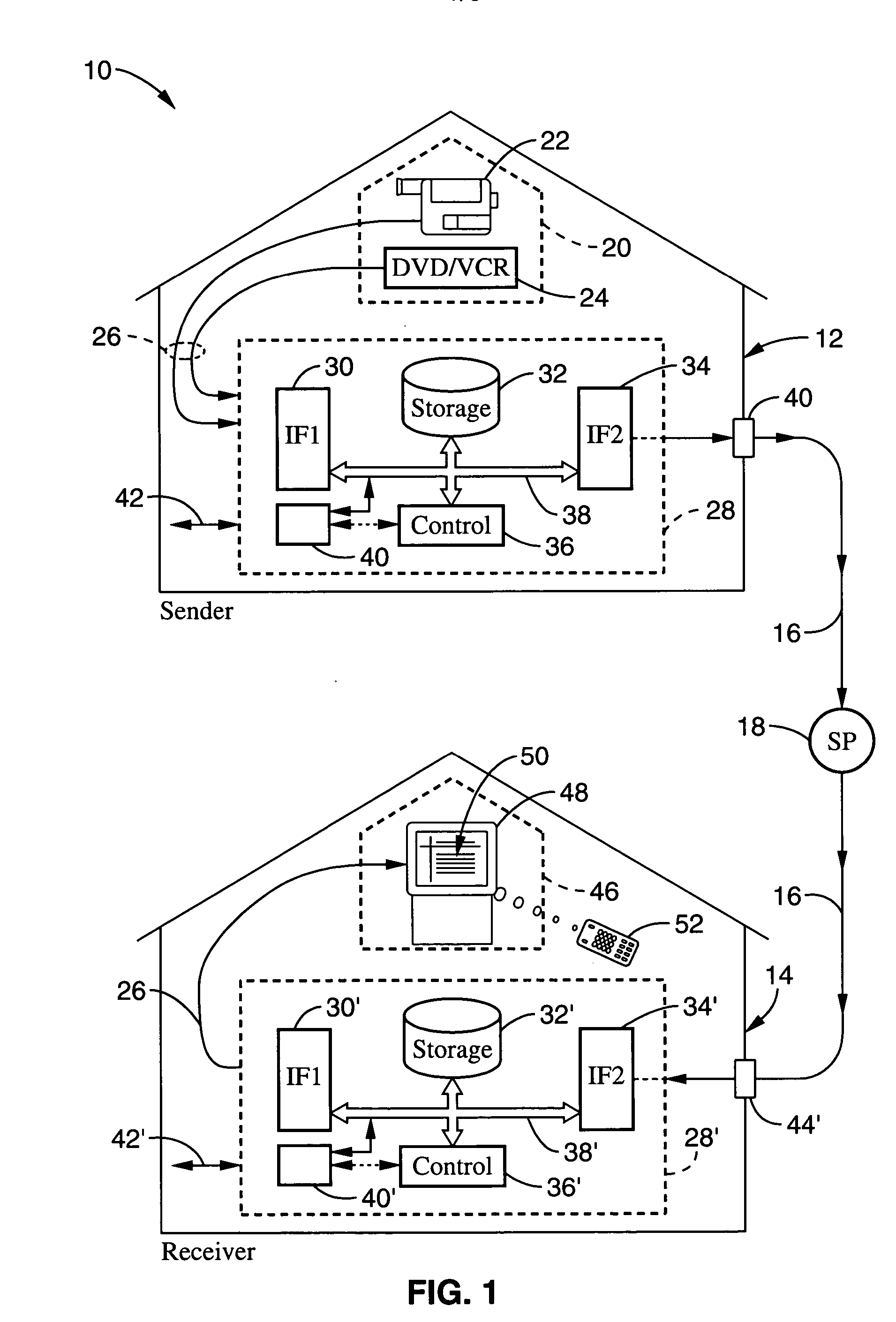 User shared virtual channel via media storage