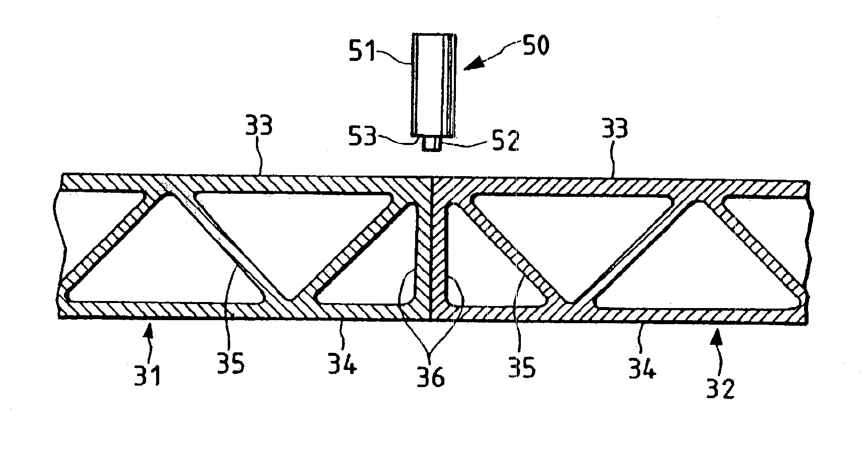 Friction stir welding method of opposite sides of panels