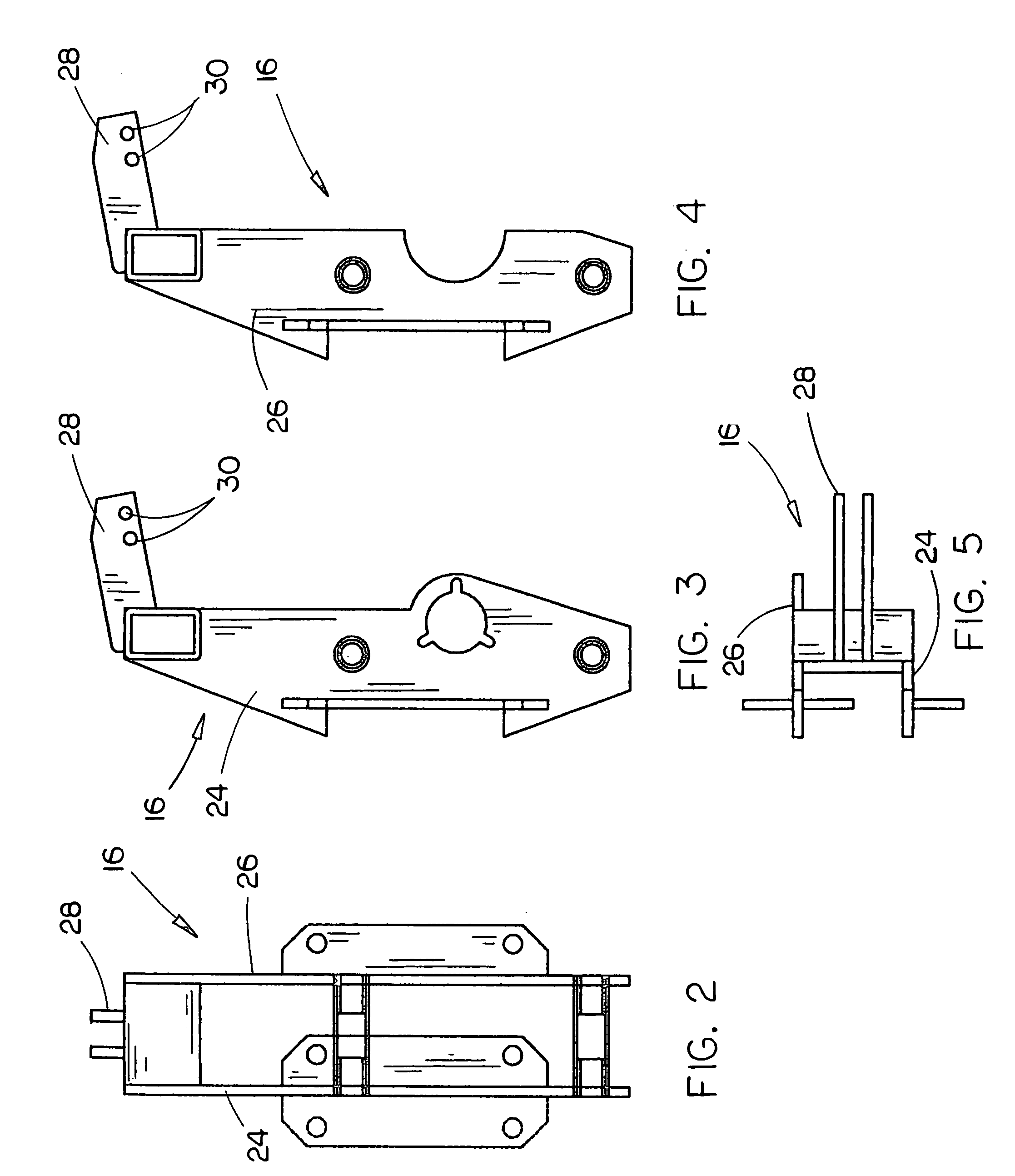 Suspension system for a row crop planter unit