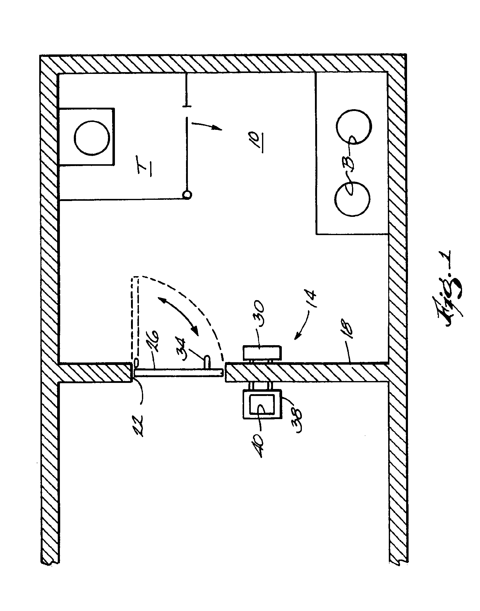 Apparatus for sanitary egress of a restroom