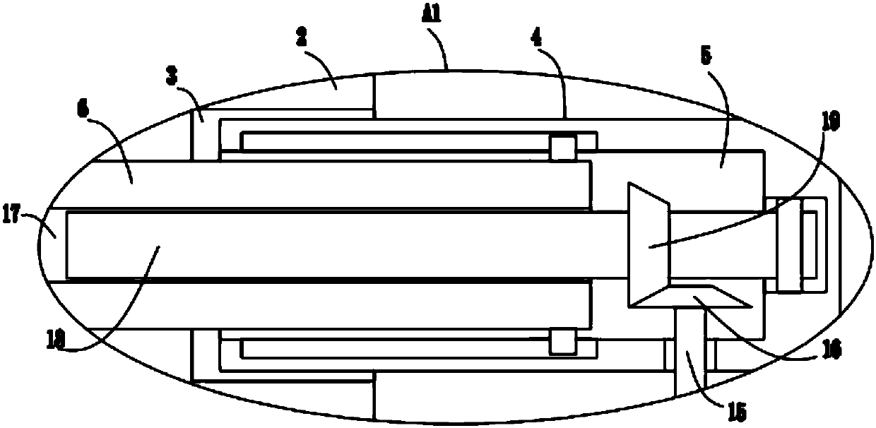 Processing table for automobile part