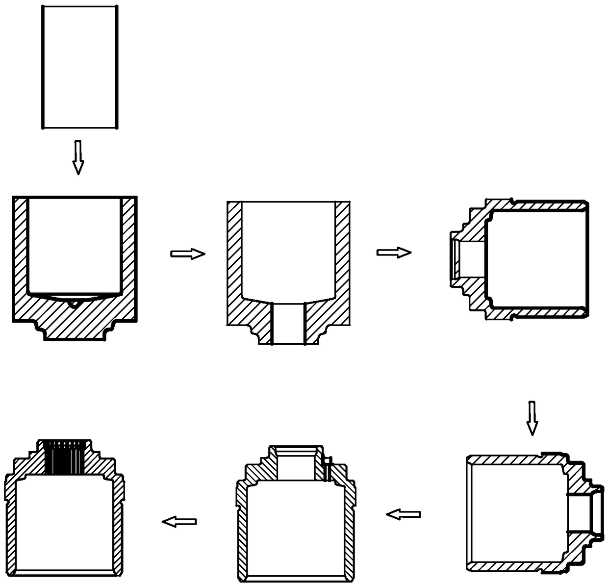 Cold Forging Process of Clutch Sleeve