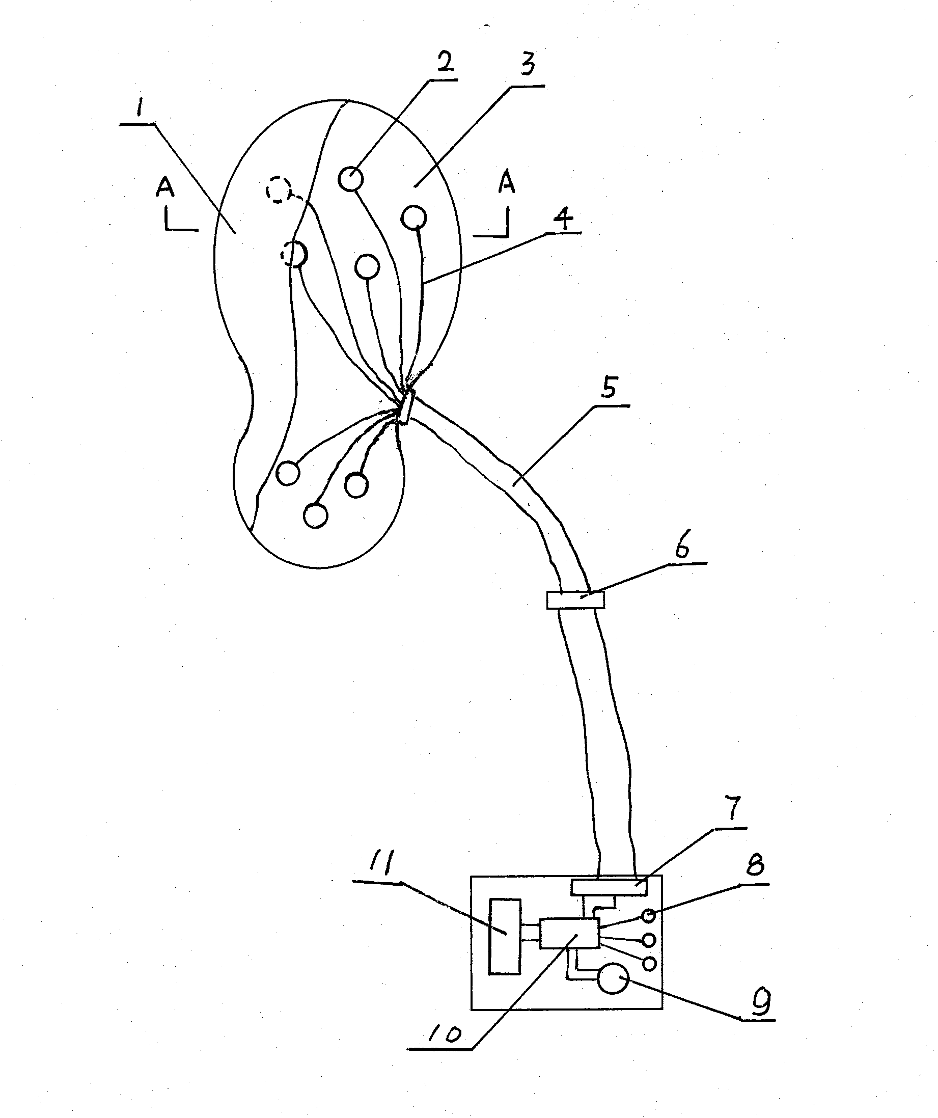 Insole for adjusting weight in medical intelligence test