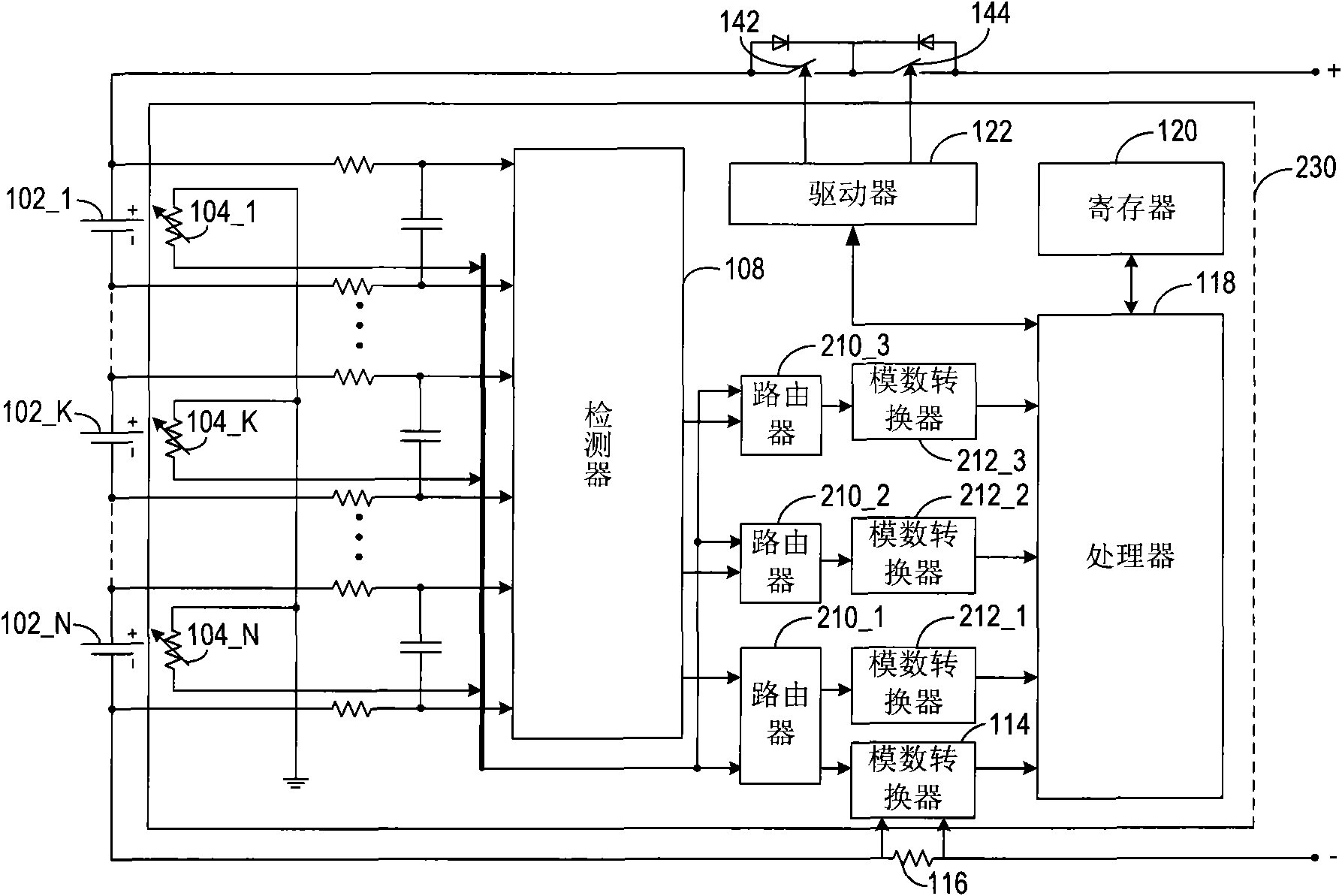 Battery management system and method