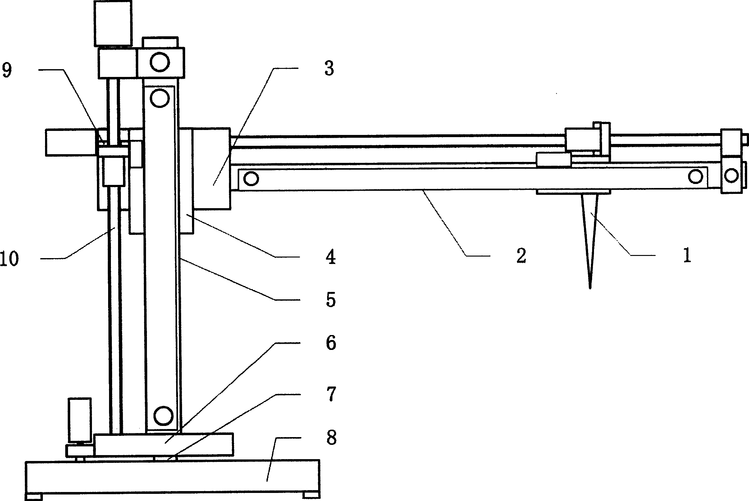 Three-coordinate koniogravimeter