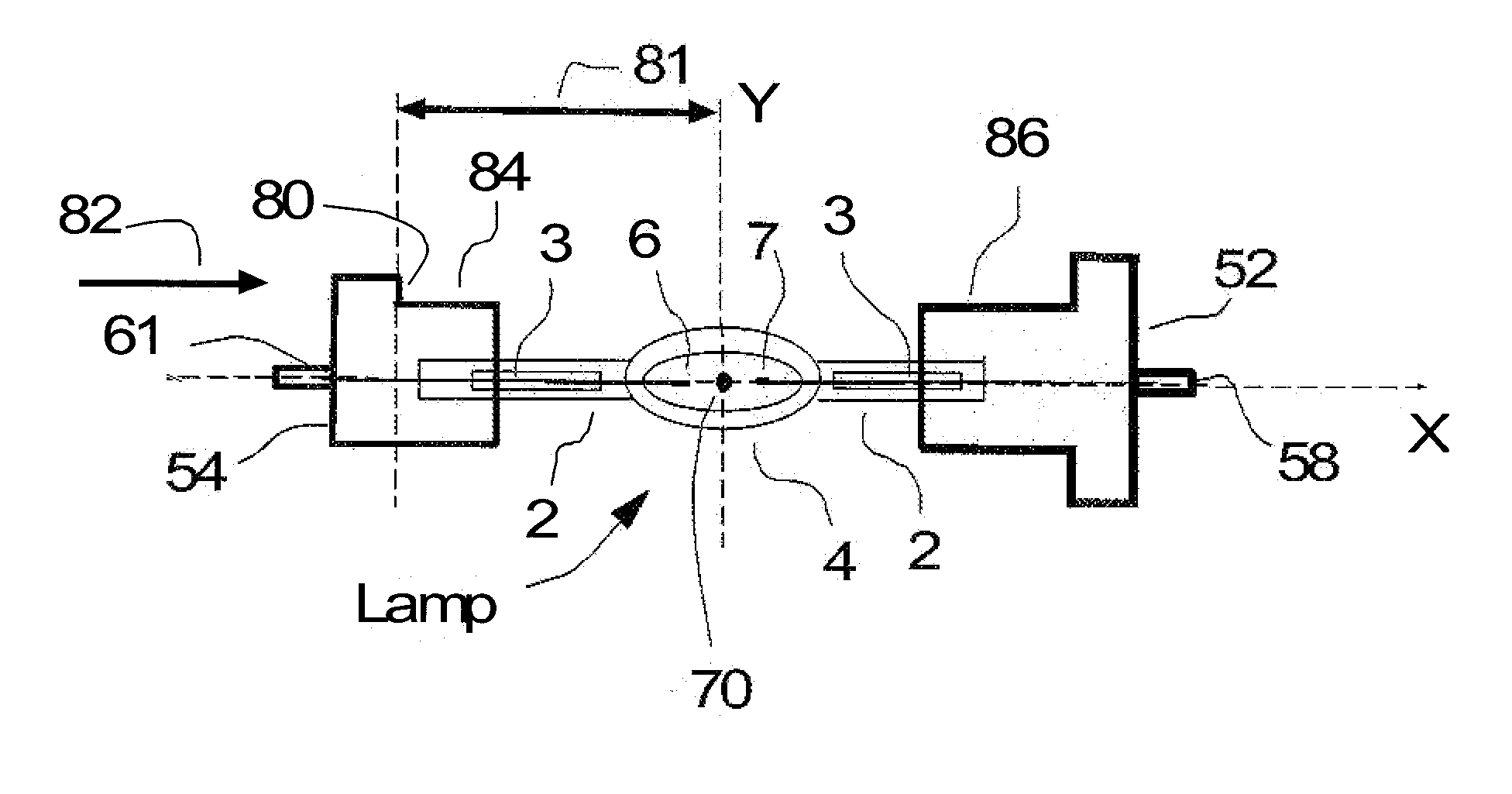 Keyed Replaceable Lamp