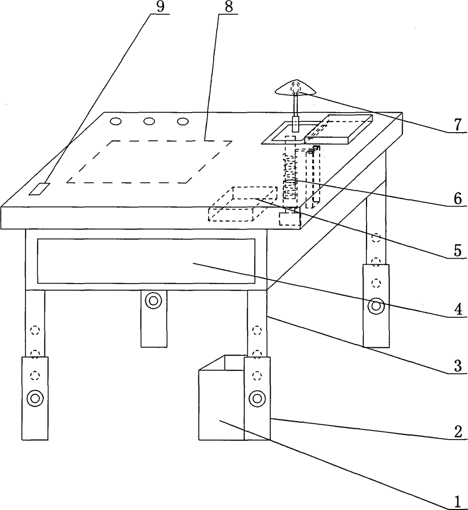 Heating desk