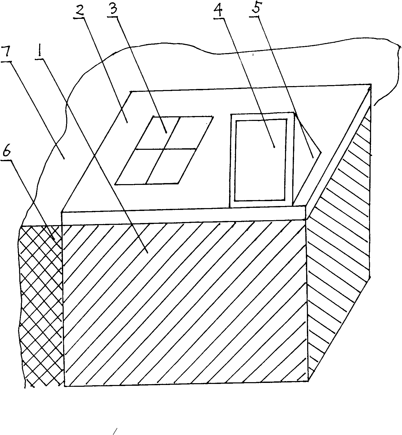 Underground energy conservation house