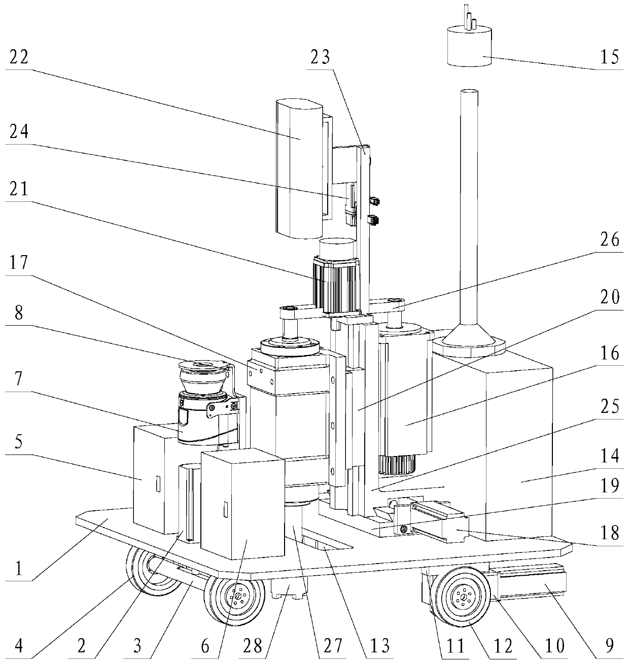 Ground construction robot