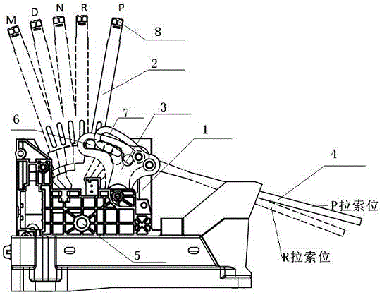 Manual electronic shifter assembly with led indication function