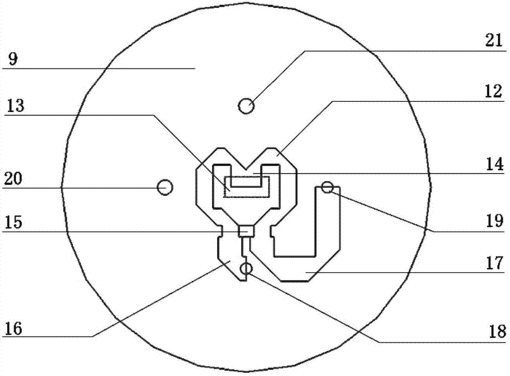 Circular polarization spiral antenna with high low elevation gain