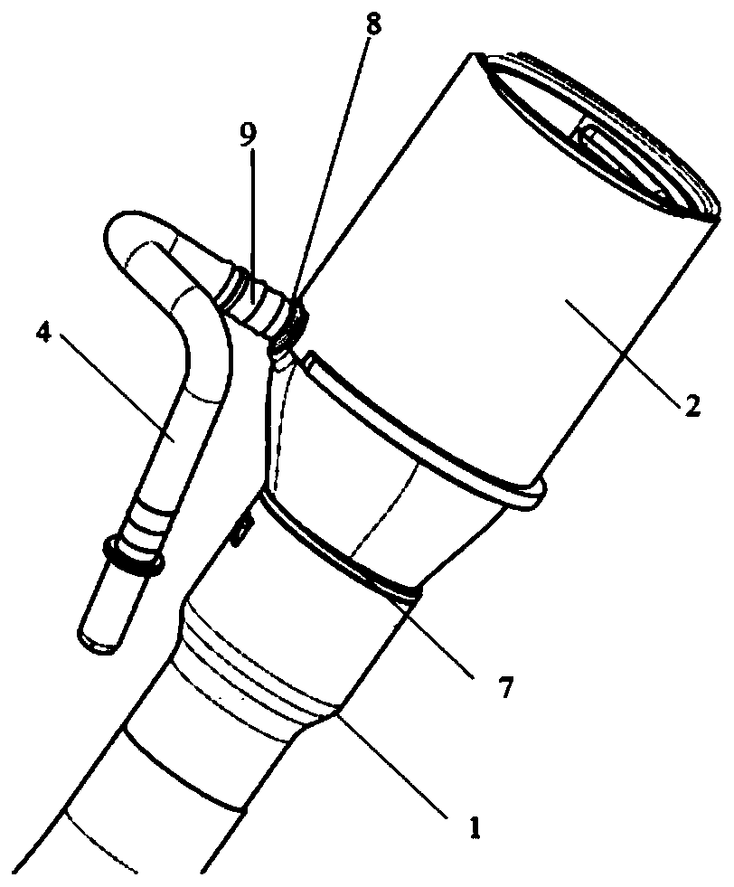 Metal oil filling pipe for assembling plastic oil pipe head