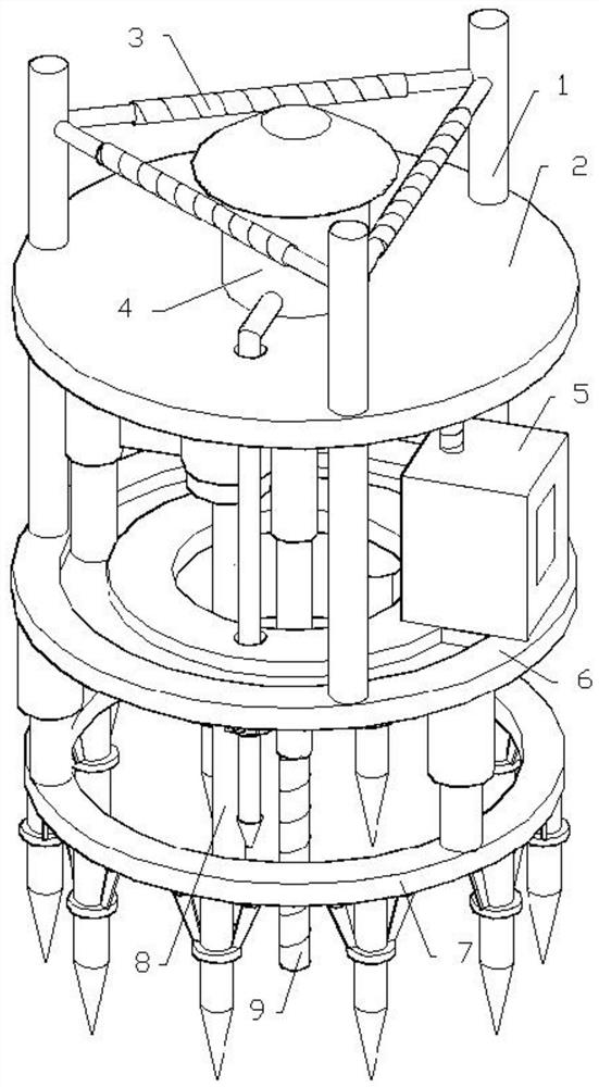 Broken rock coring device for geotechnical engineering investigation