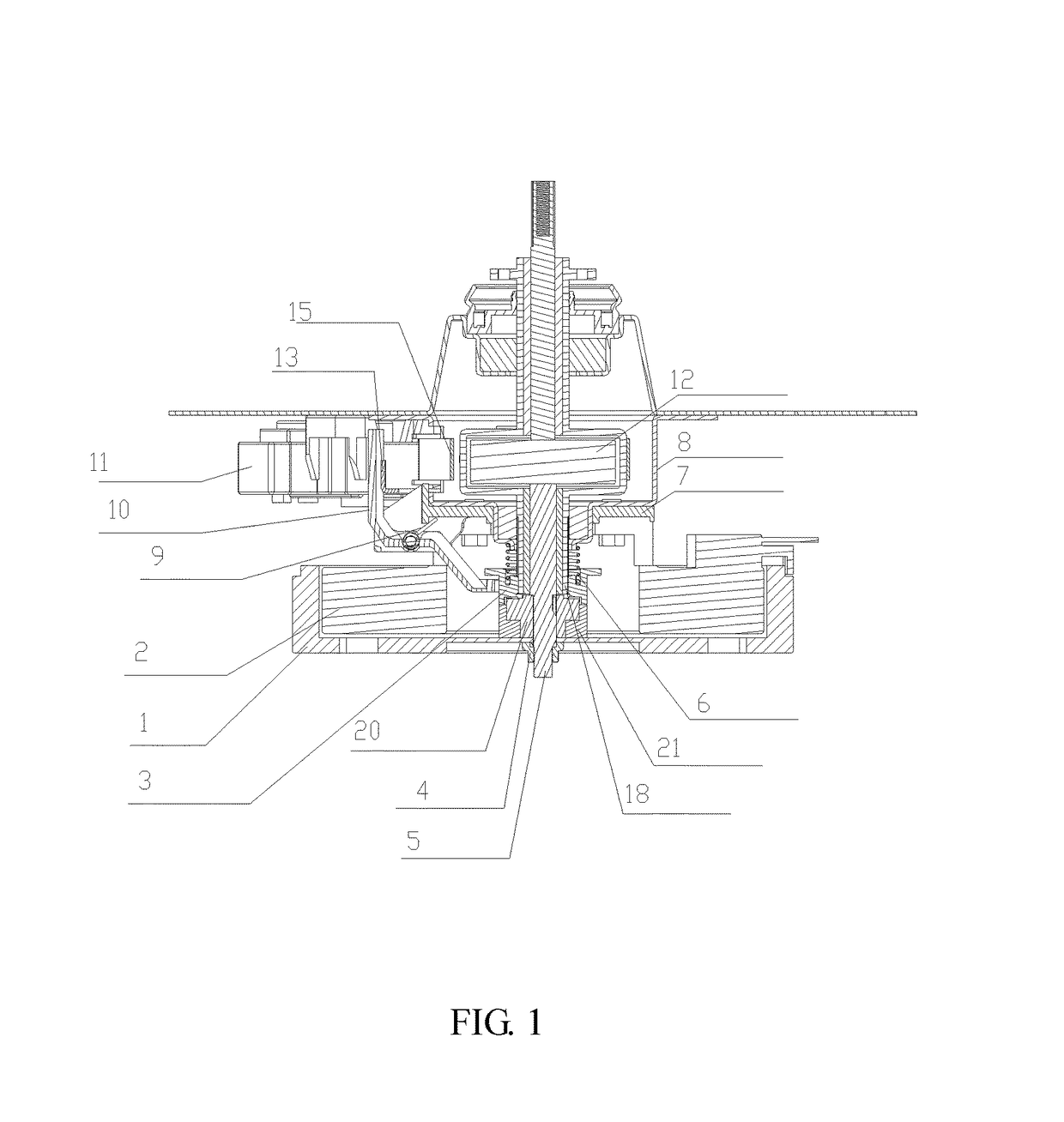 Frequency-variable hand rubbed-type motor speed reduction clutch apparatus, and washing machine