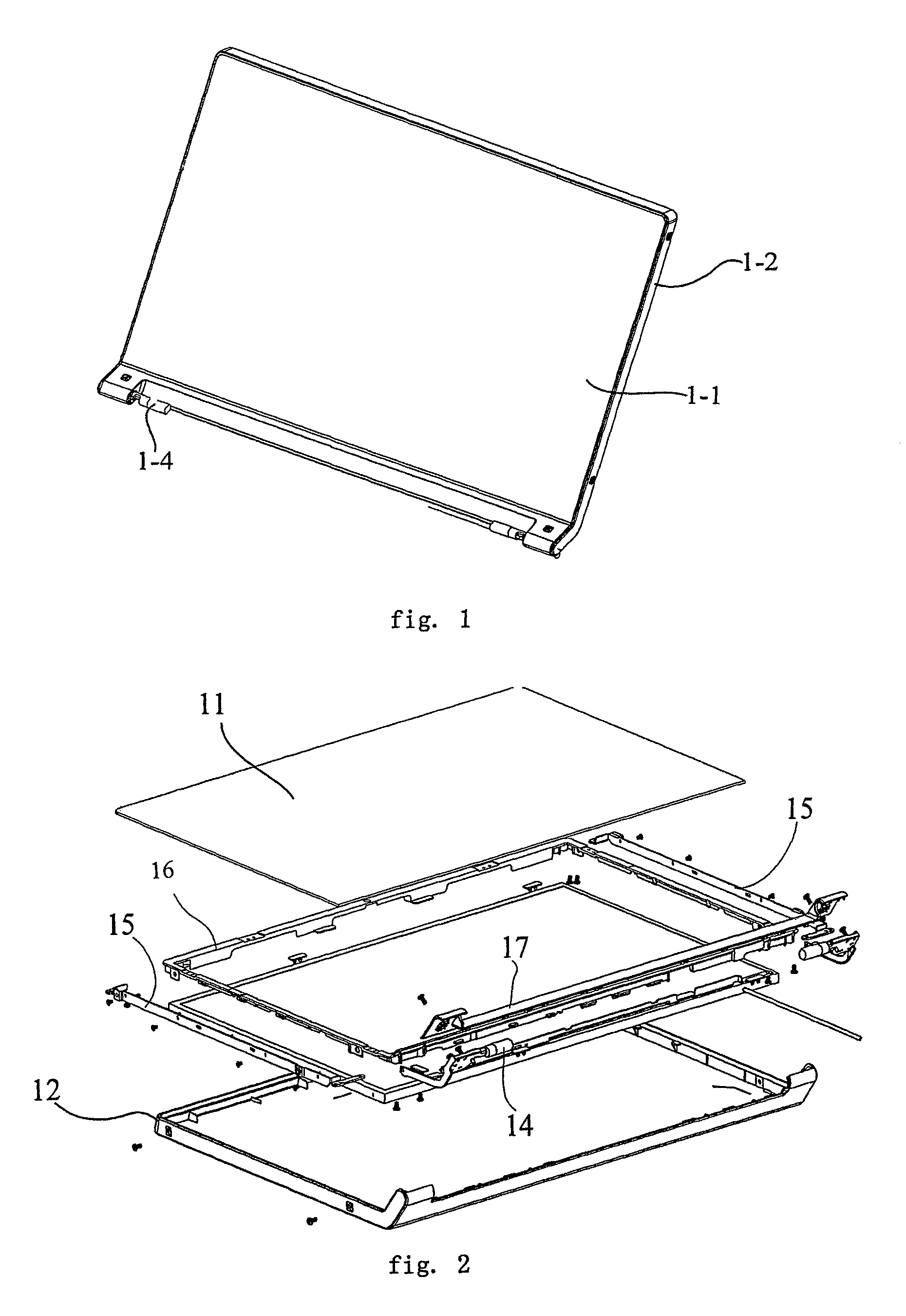 Screen of laptop computer and laptop computer having the same