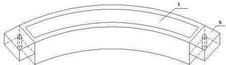 Anchorage Split Arch Bridge Type Slope Protection Structure and Its Construction and Laying Method