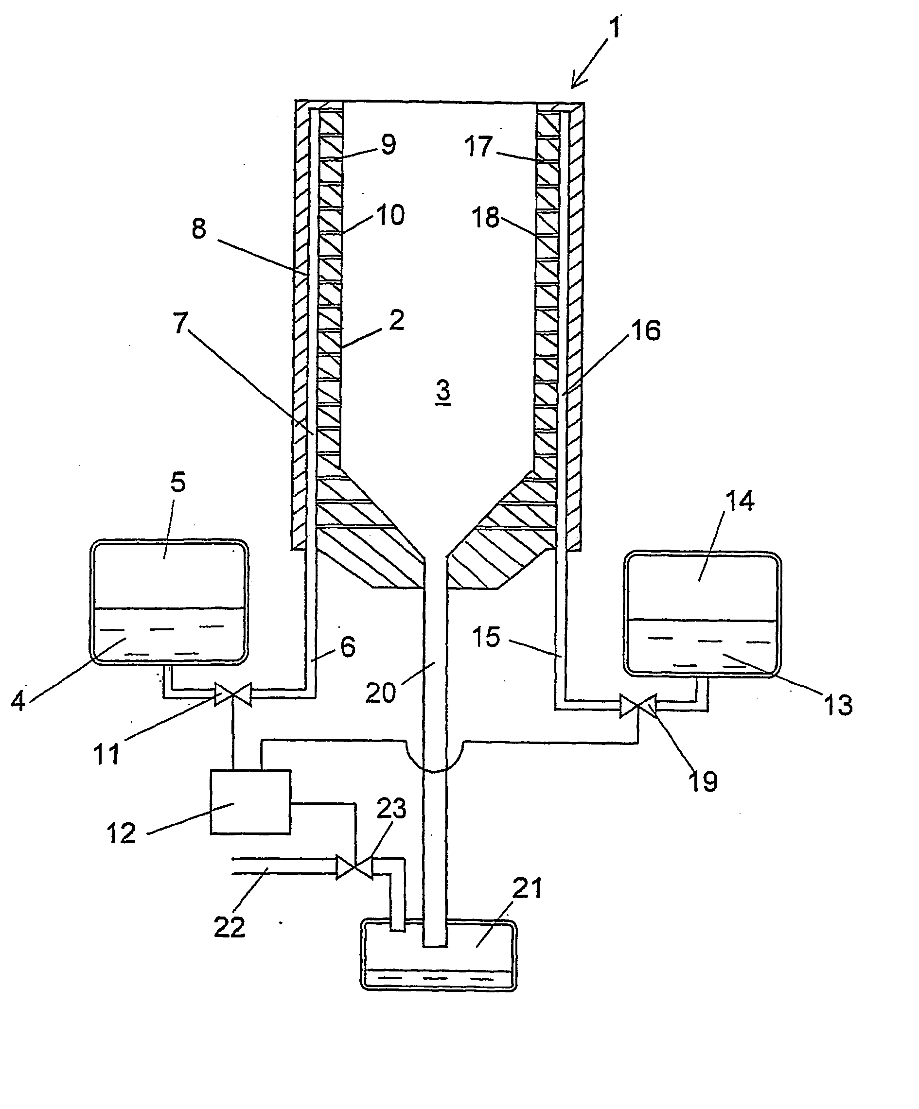 Device and a method for allowing performance of several separate treatments of a teat of an animal