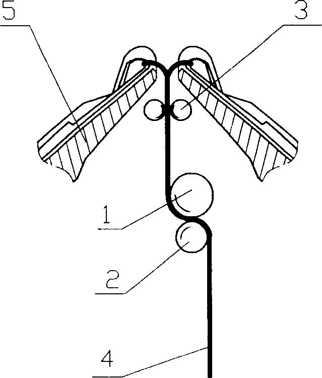 Flat knitting machine fabric stretching apparatus