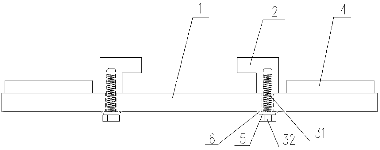 Gauge limiter of rail track overhead unit