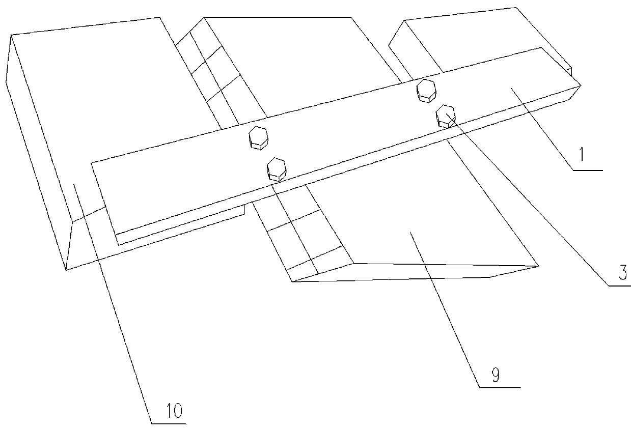 Gauge limiter of rail track overhead unit