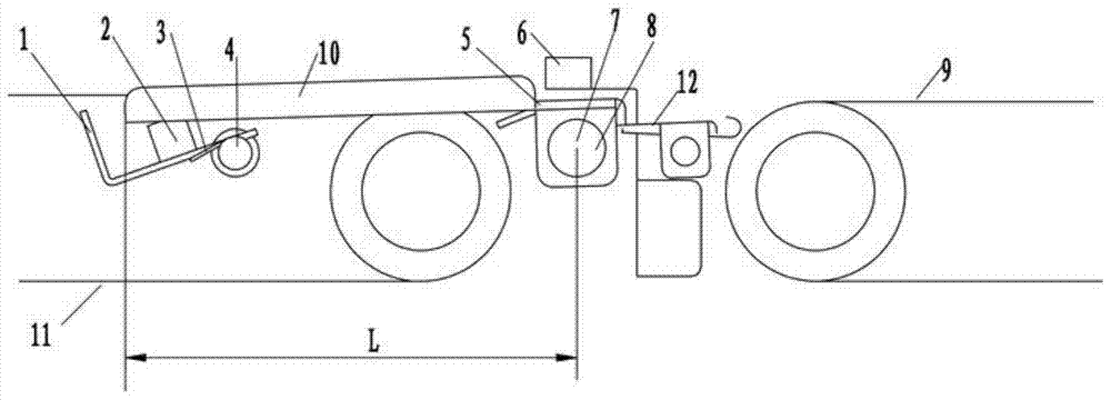 A banknote handle turning unit