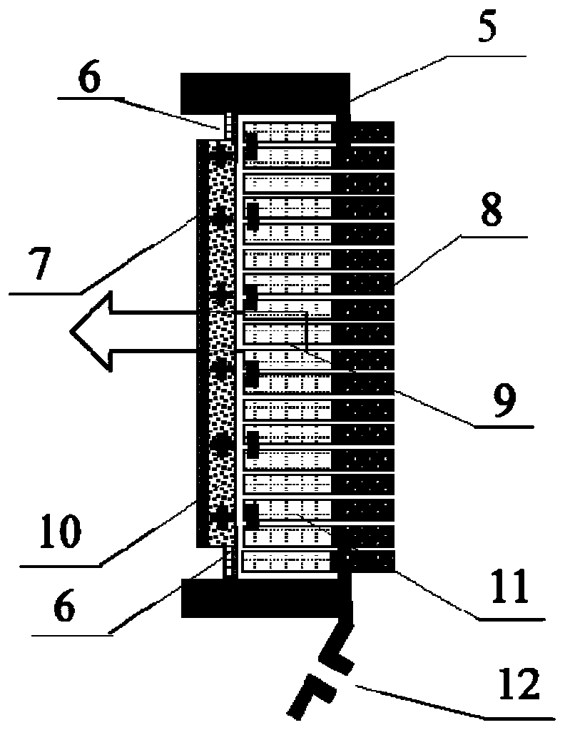 High-efficiency protective mask based on full-fiber electret generator and preparation method thereof