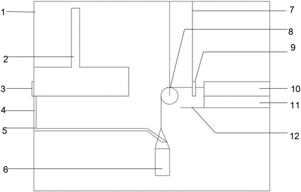 Instrument for determination of adhesive force and application thereof