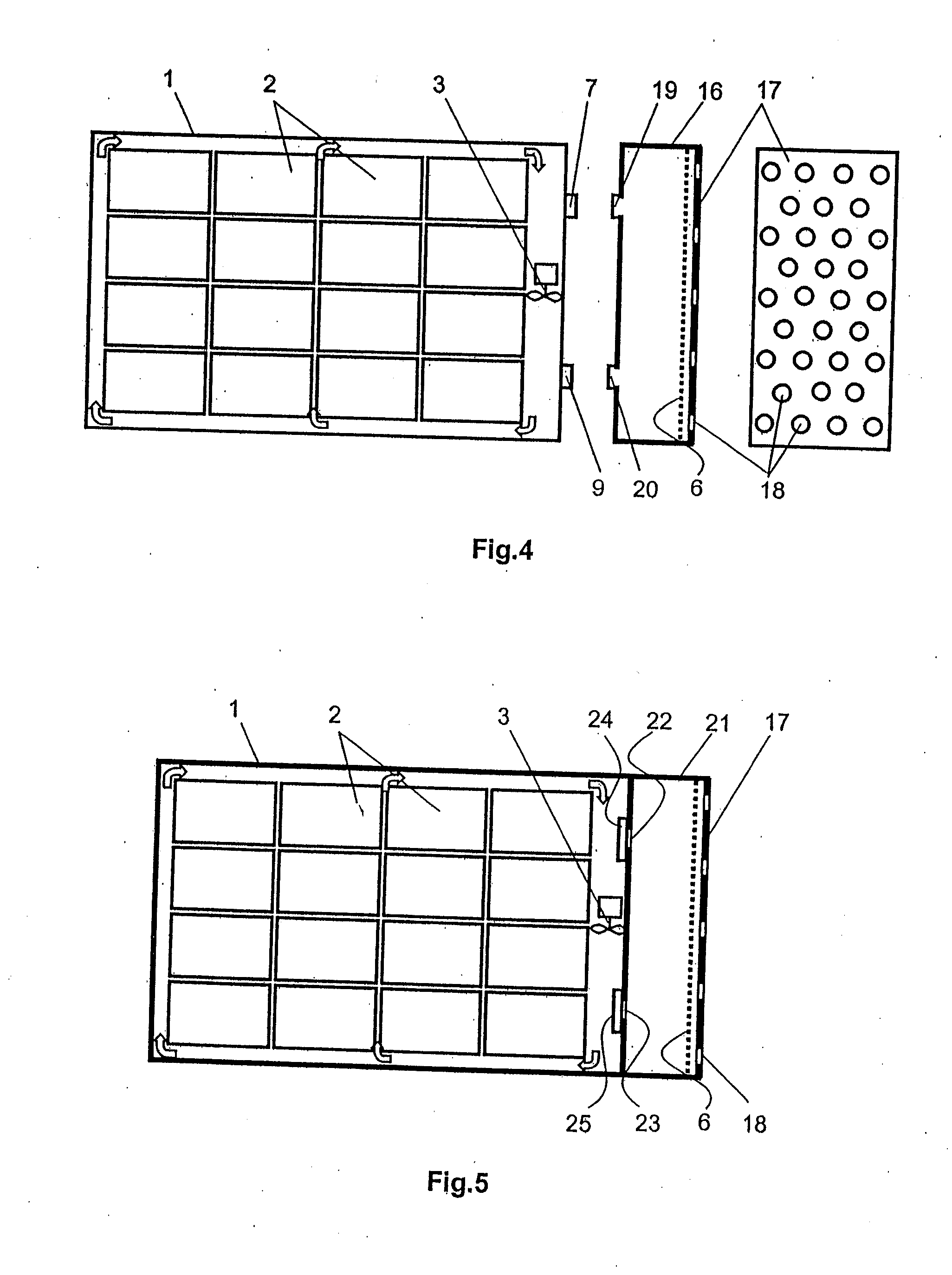 Device for controlling the gas medium inside a container