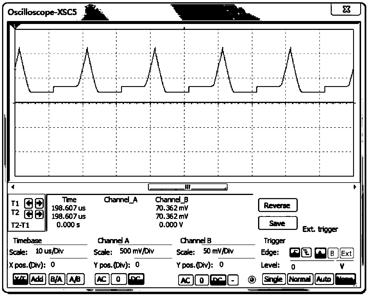 Fast scanning circuit with background current eliminating function