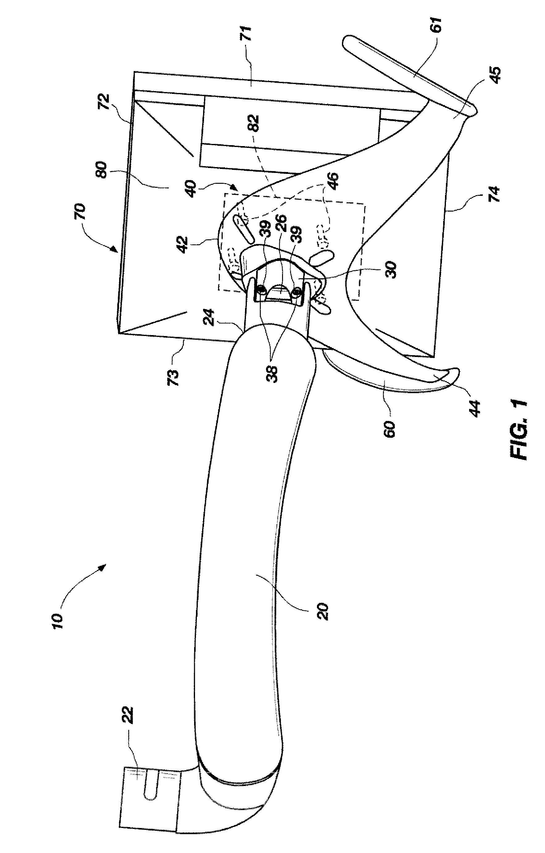 Support for assembly with flat panel video monitors, coupler for attachment of the support to an extension arm, and assembly methods