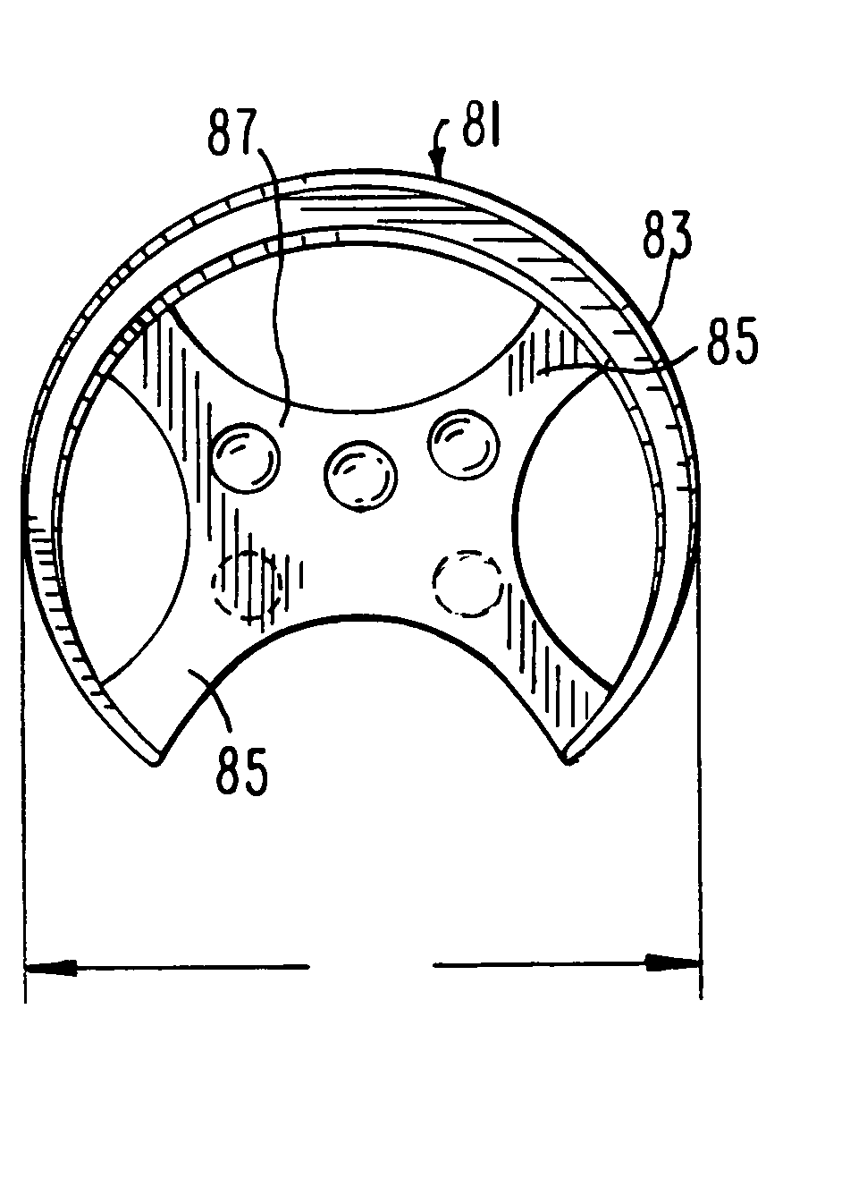 Hollow jewelry ring design