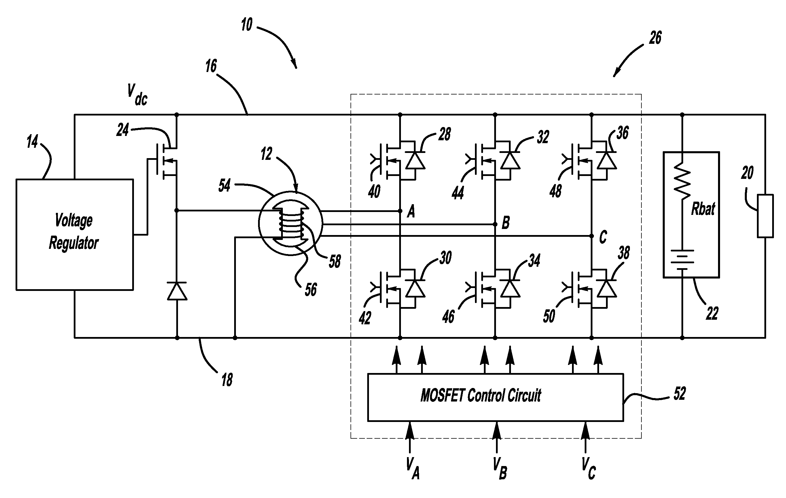 High efficiency generator