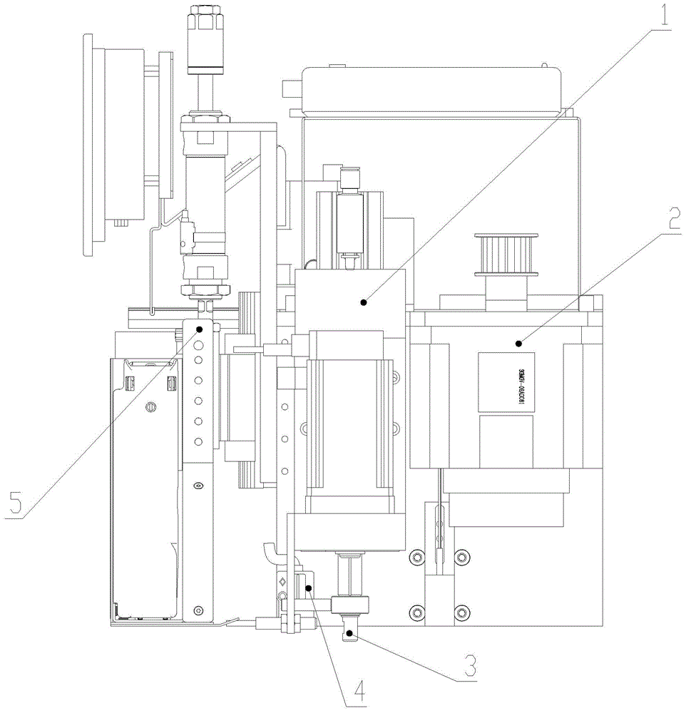 Multifunctional machine for glass cutting, code-spurting, carving and thickness measurement