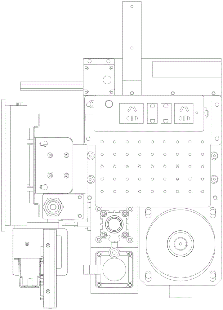 Multifunctional machine for glass cutting, code-spurting, carving and thickness measurement