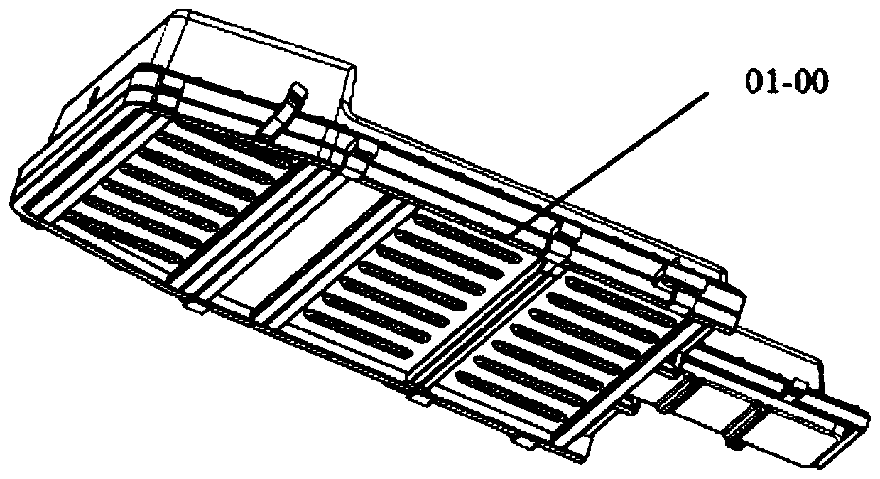 Metal and composite material combined battery box