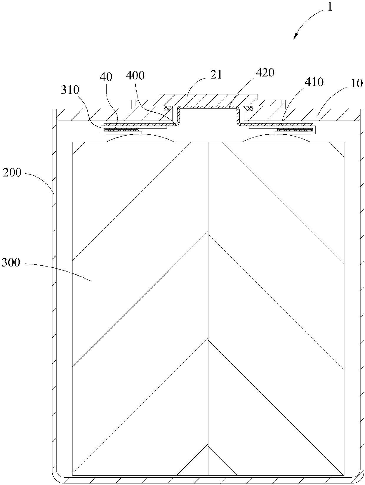 Top cover assembly of secondary battery and secondary battery