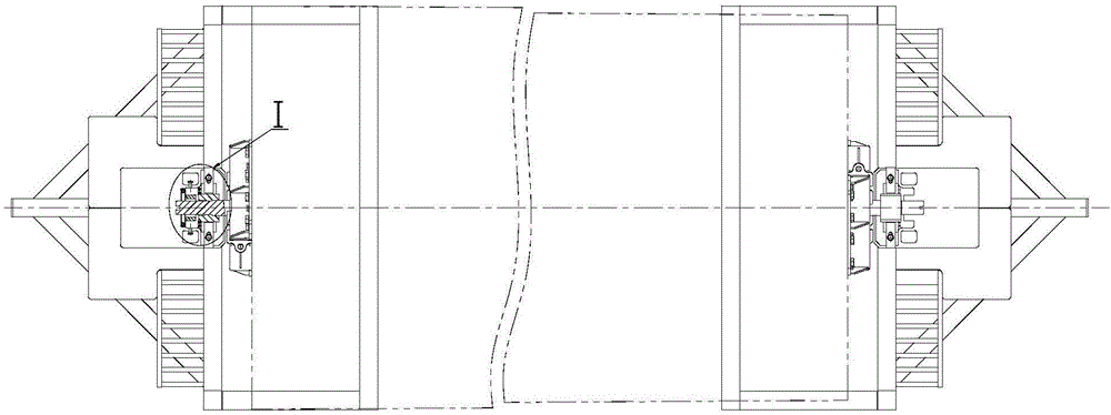 Efficient clamping positioning method and device for wind power tower