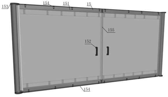 Breathing type double-layer glass curtain wall system