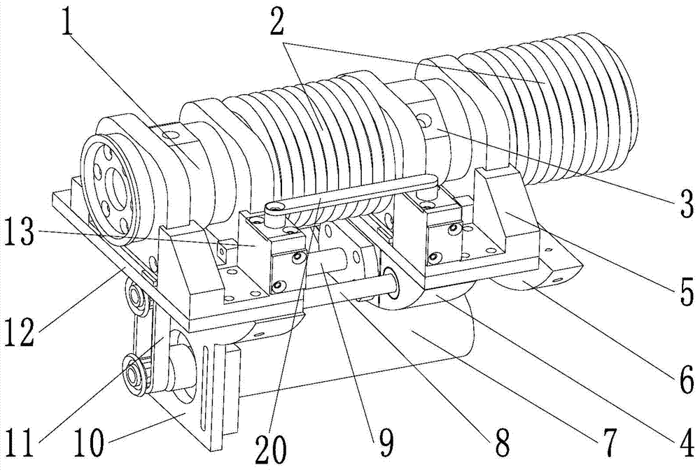 Digestive endoscopy conveying mechanism