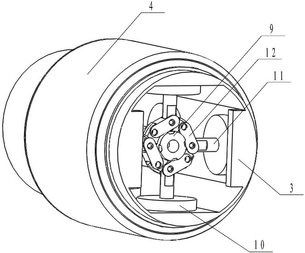 Underwater gliding snakelike robot