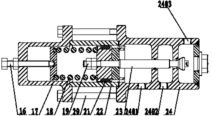 Pressure reducing valve for nuclear power fire fighting