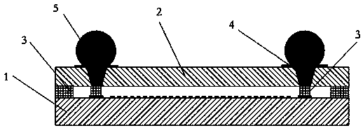 Airtight wafer level packaging structure and process of surface acoustic wave device