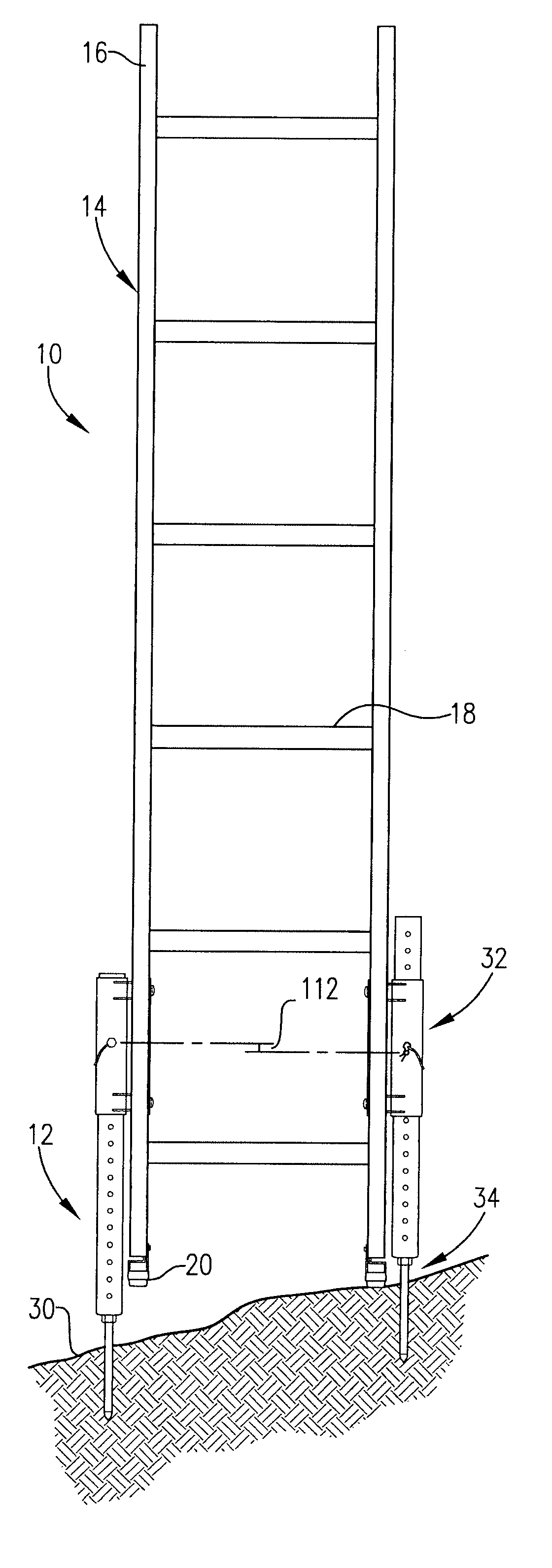 Safety support for ladders