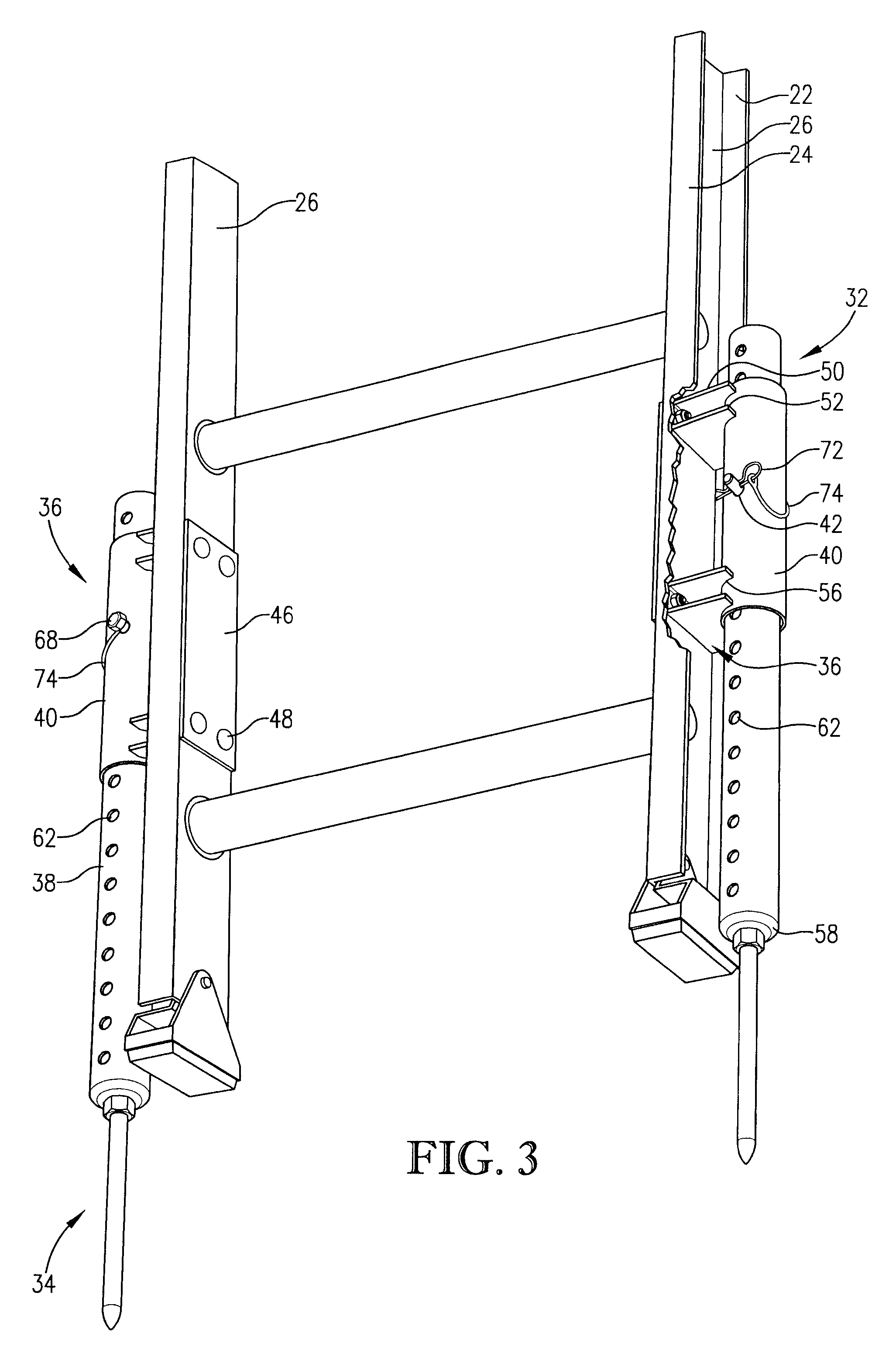 Safety support for ladders