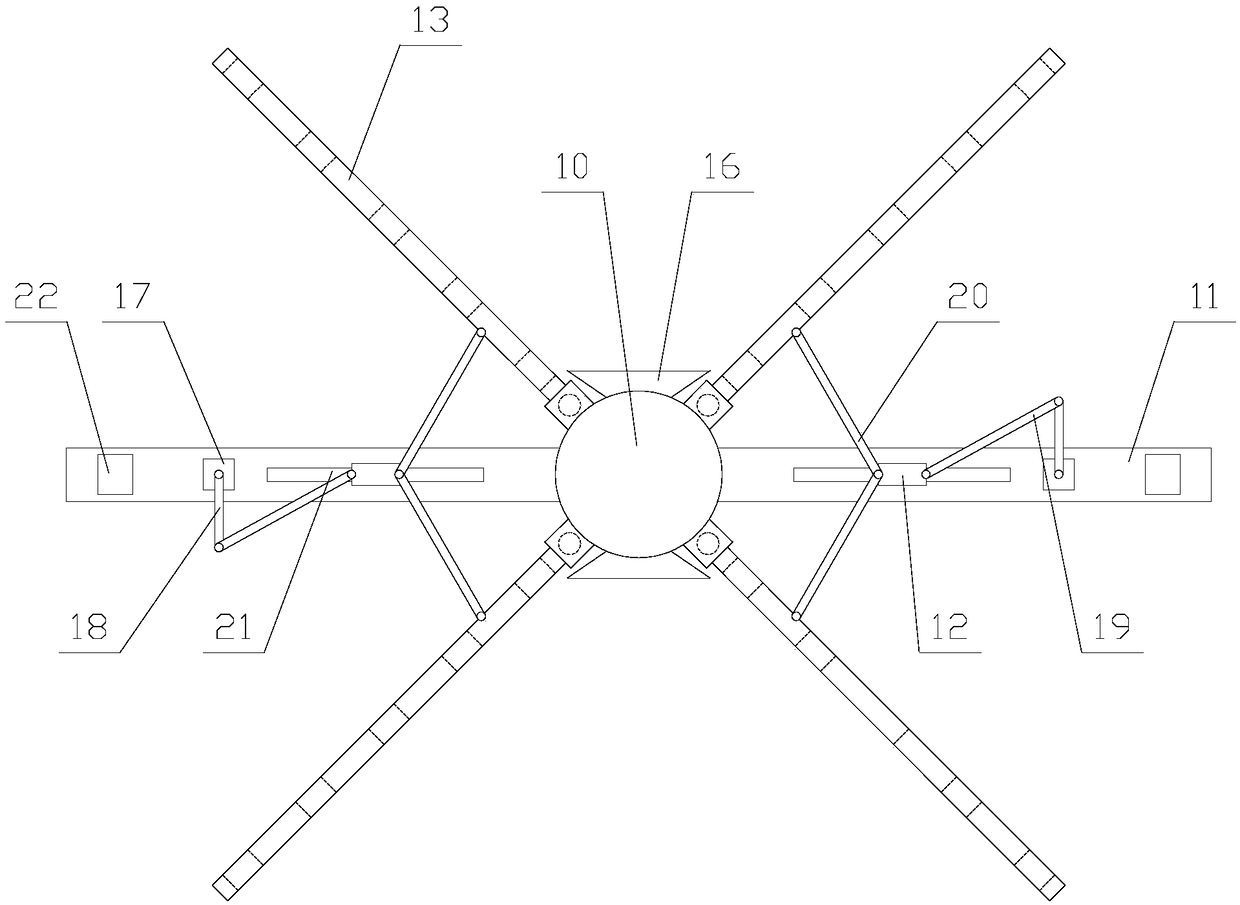 Aerobic reaction device used for garbage composting