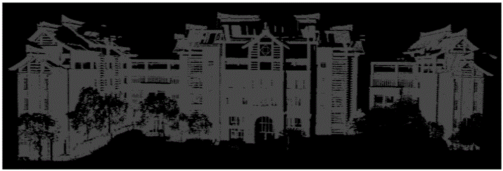 Building point cloud registration algorithm based on dimension reduction