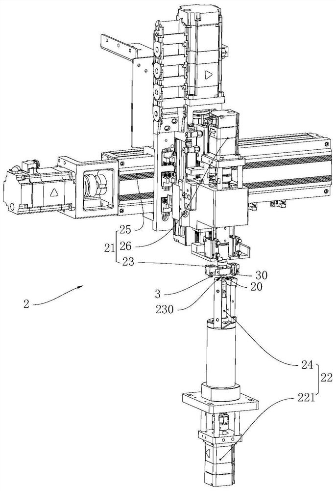 Vertical winding device for flat wire