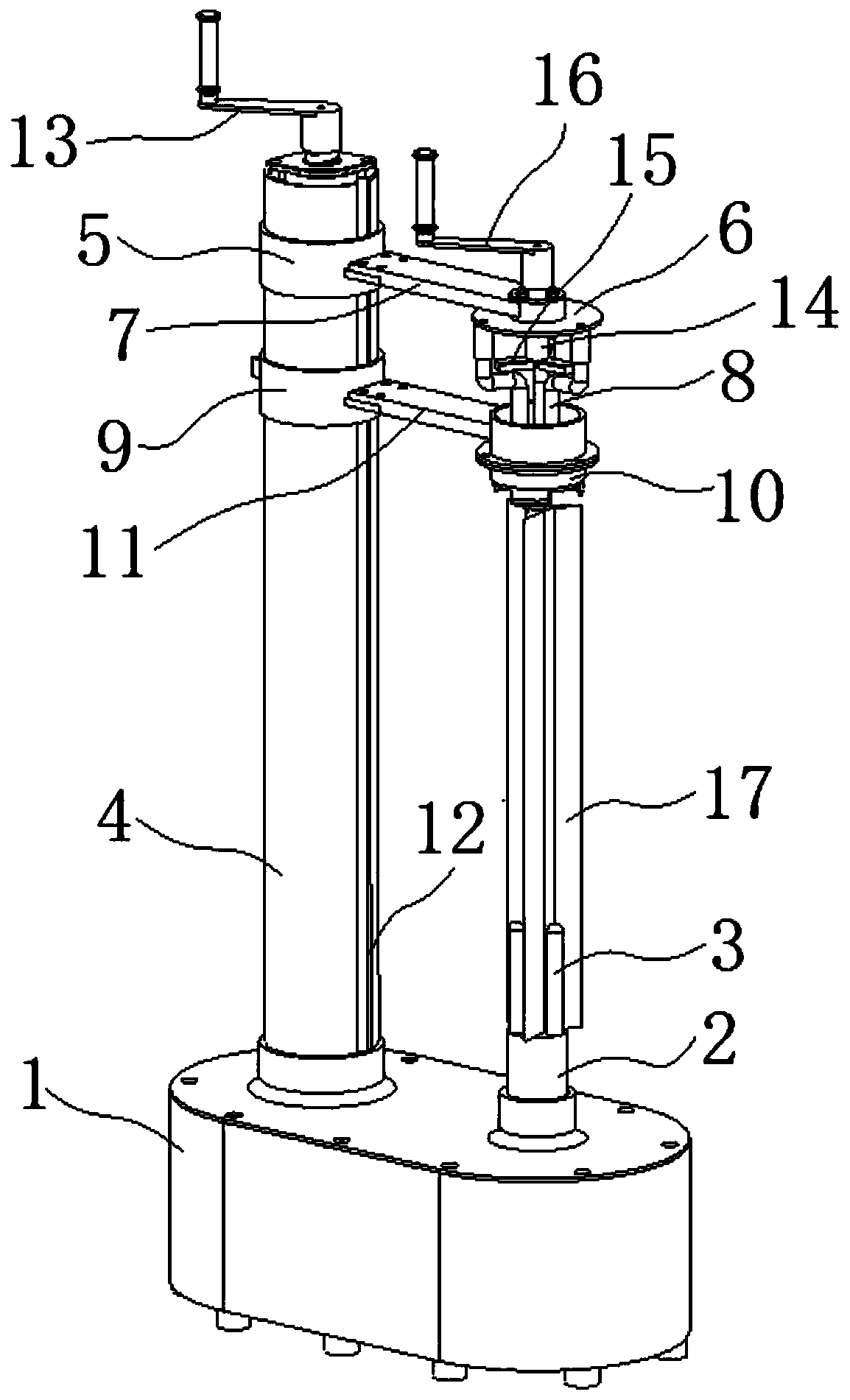 A manual dragon fruit seed making machine